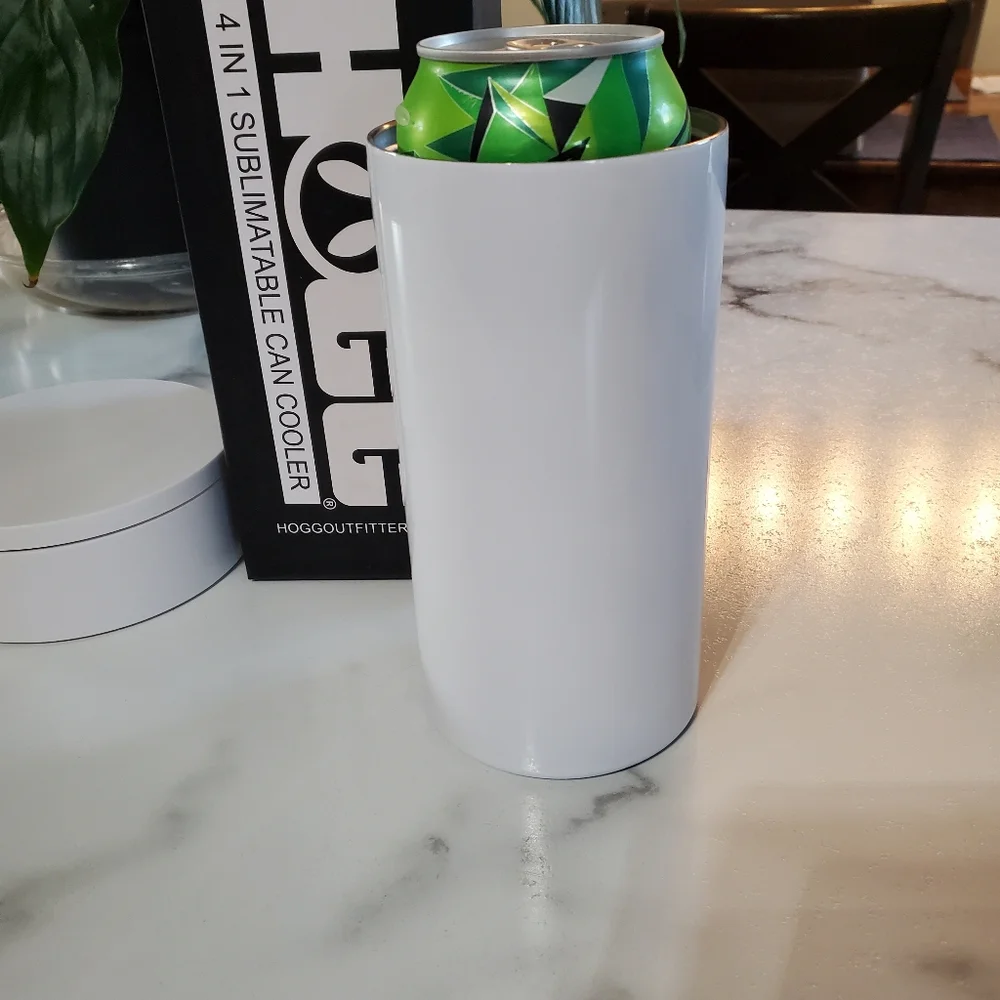 Happy Camper Camping Quotes 4 in 1 Can Cooler 14oz Tumbler 🎉sale